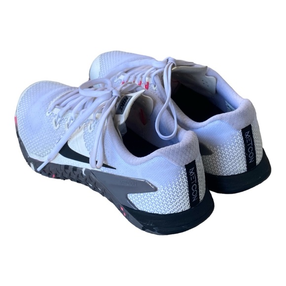 NIKE METCON 4 Trainers Low Top White Lace Up Women’s Size 8 - Picture 2 of 11